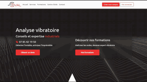 Screenshot du site eval05.com