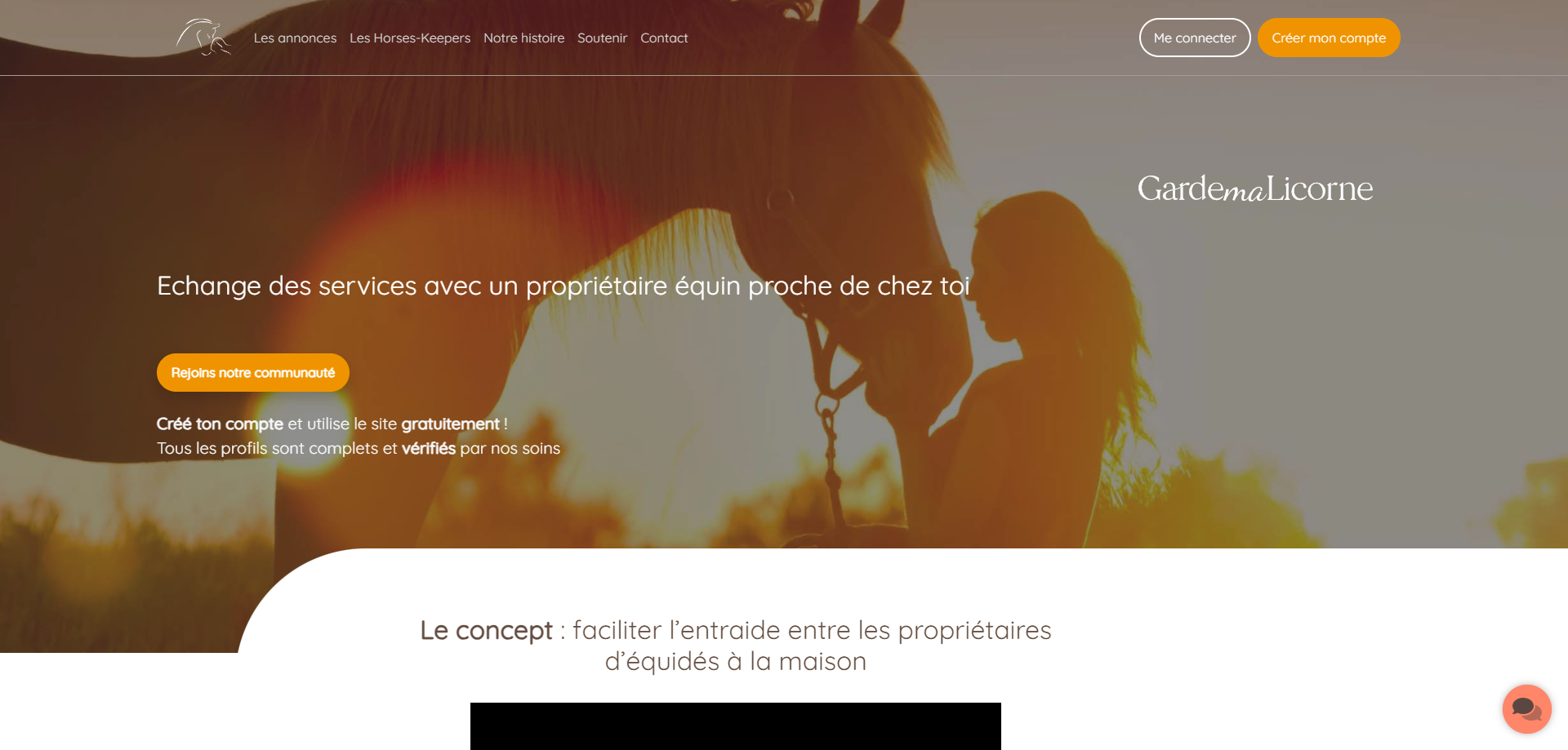 Screenshot du site gardemalicorne.fr